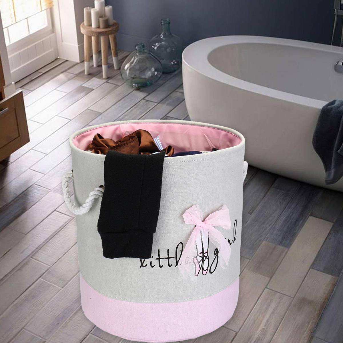 Foldable Kids Toy Clothes Storage Bag Printed Laundry Hamper Clothes Washing Baskets Laundry Basket