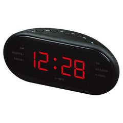 VST ST-3 Led AM FM Radio Digital Brand Alarm Clock Backlight Snooze Electronic Designer