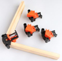 Professional Corner Clamp Set (4 Pieces + Free 60° & 120° Heads)