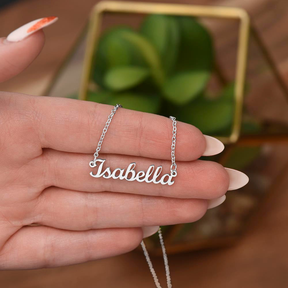 To My Granddaughter | Personalized Name Necklace