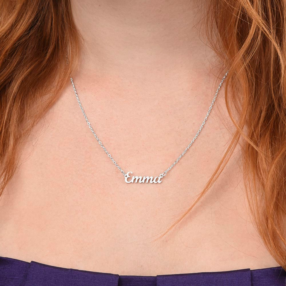 To My Granddaughter | Personalized Name Necklace