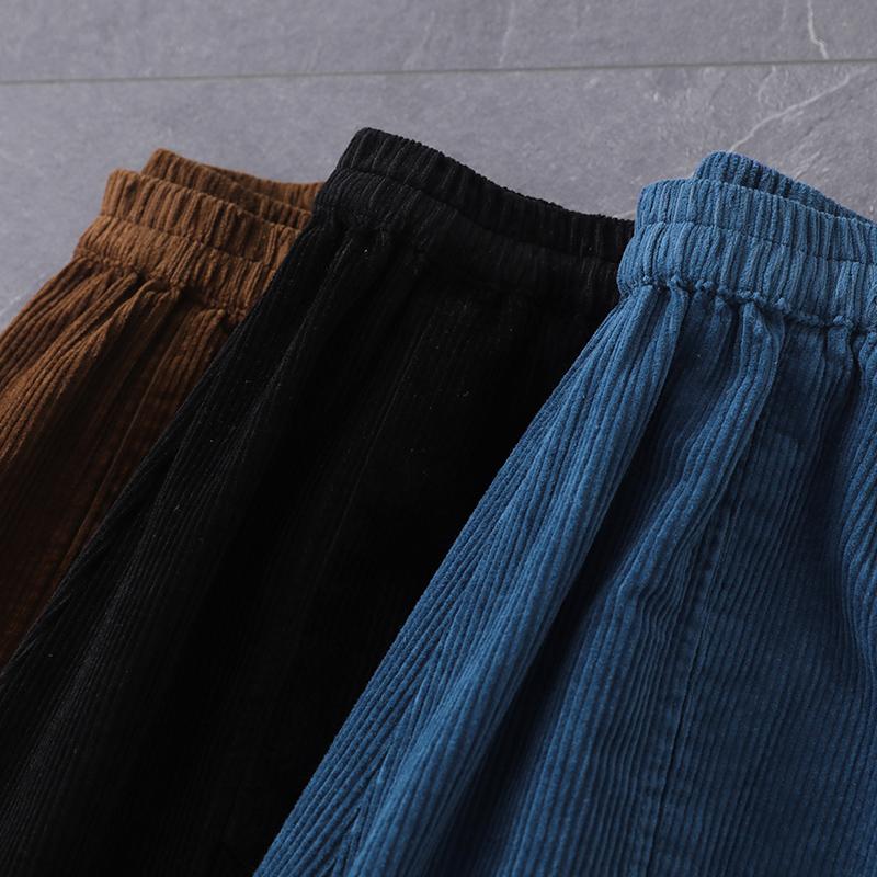 Autumn Retro Corduroy Harem Loose Pants