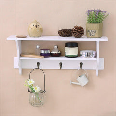 2 Tier Wall Mount Shelf Ornament Sundries Storage Holder Organizer Rack HooksMöbel &amp; Wohnen, Feste &amp; Besondere Anlässe, Party- &amp; Eventdekoration! 