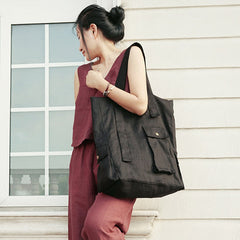 Large Casual Simple Style Women Backpack Shoulder Bag