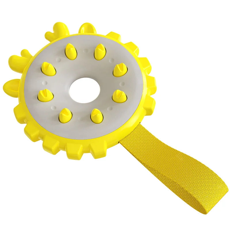 Pet ring molar frisbee toy