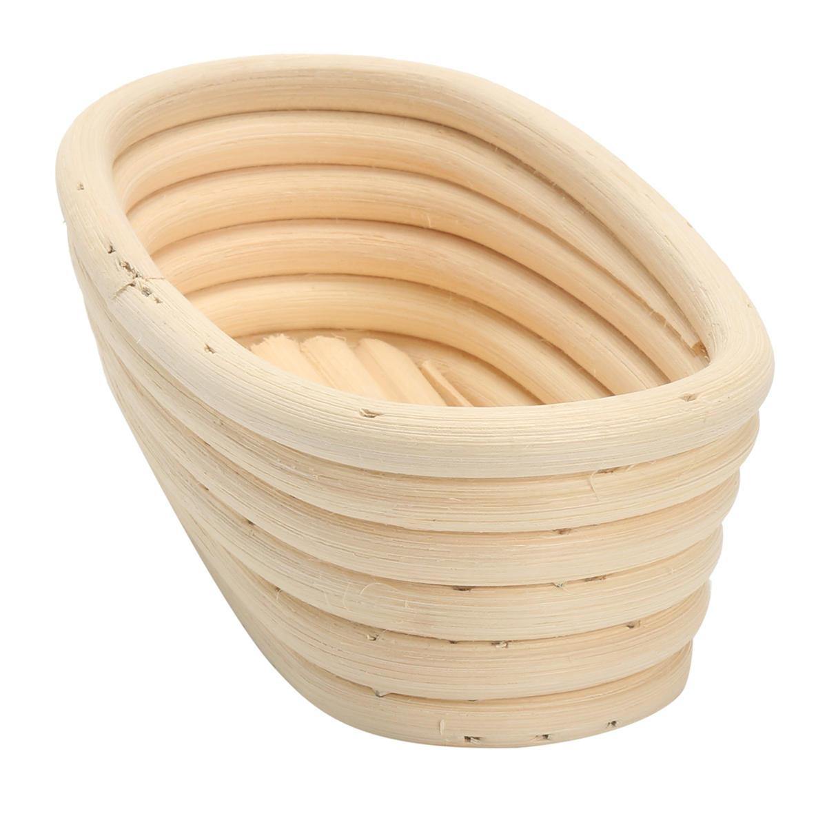 Long Oval Banneton Bread Dough Proofing Rattan Brotform Storage Baskets Loaf Proving Rising 4 Sizes