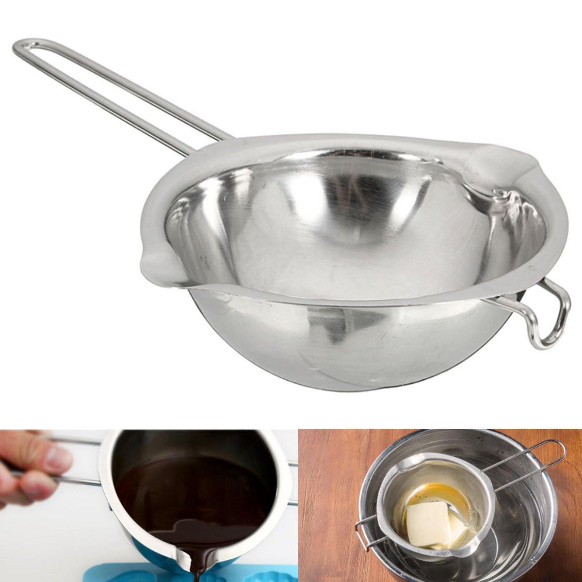 11cm Stainless Steel Chocolate Butter Melting Pot Pan Kitchen Milk Bowl Boiler