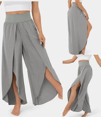 BreezyFlow™ High Waisted Split Leg Elegant Pants