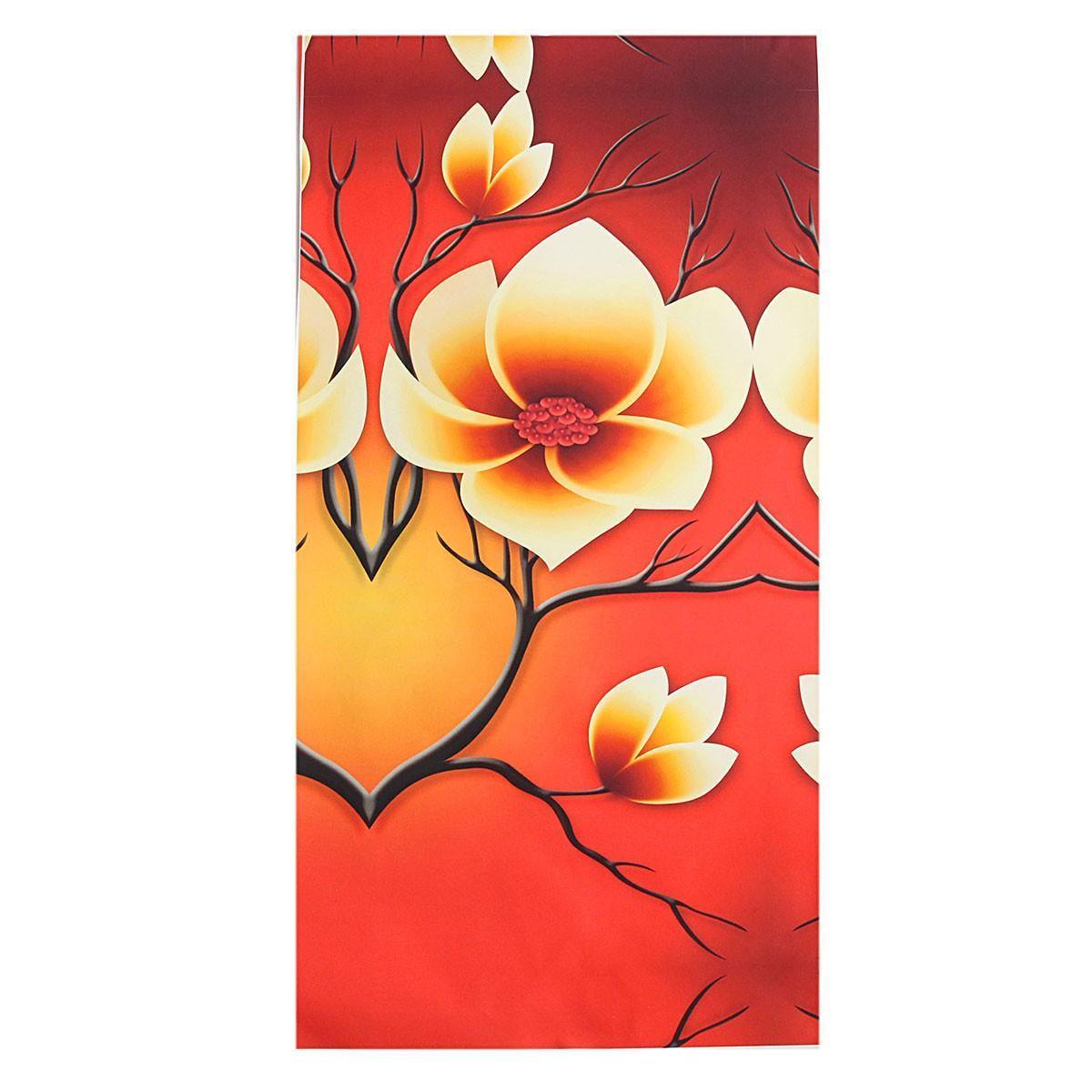 4PCS moderne abstrakte Ölgemälde Blumen riesige Wand-Dekor-Kunst auf Leinwand kein Rahmen 