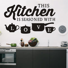 Miico 3D Creative PVC Wall Stickers Home Decor Mural Art Removable Special Kitchen Decor Sticker