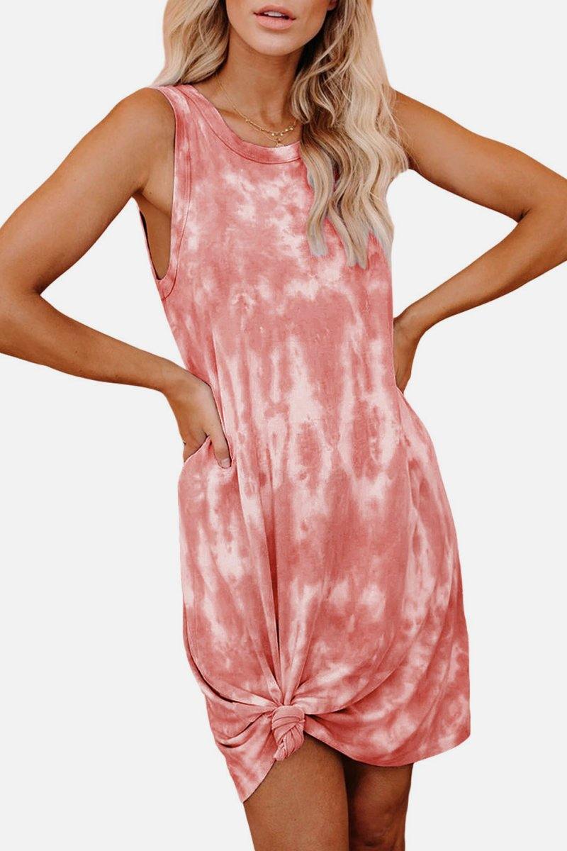 Tie Dye Knit Tank Dress