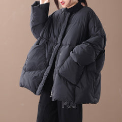 Babakud Stand Collar Loose Down Winter Women Coat