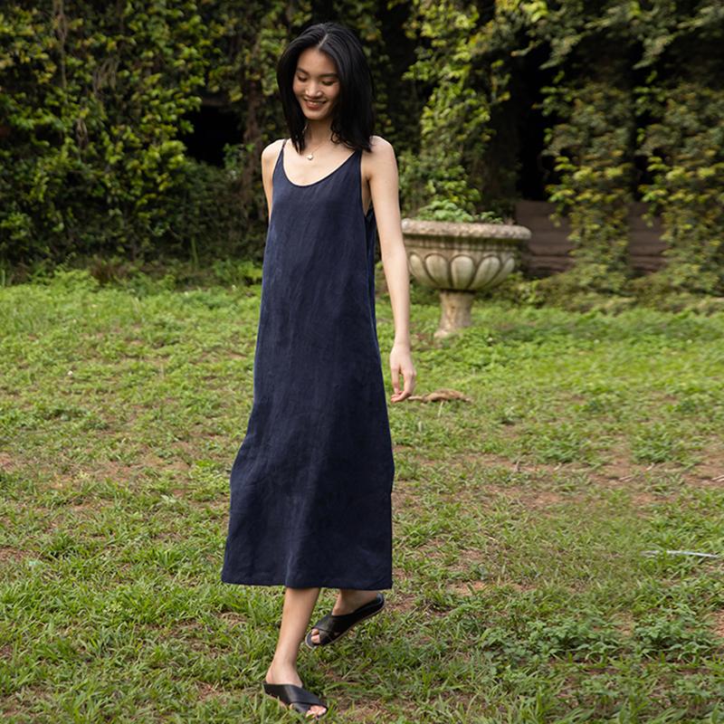 Women Basic Long SummerDress Sleeveless