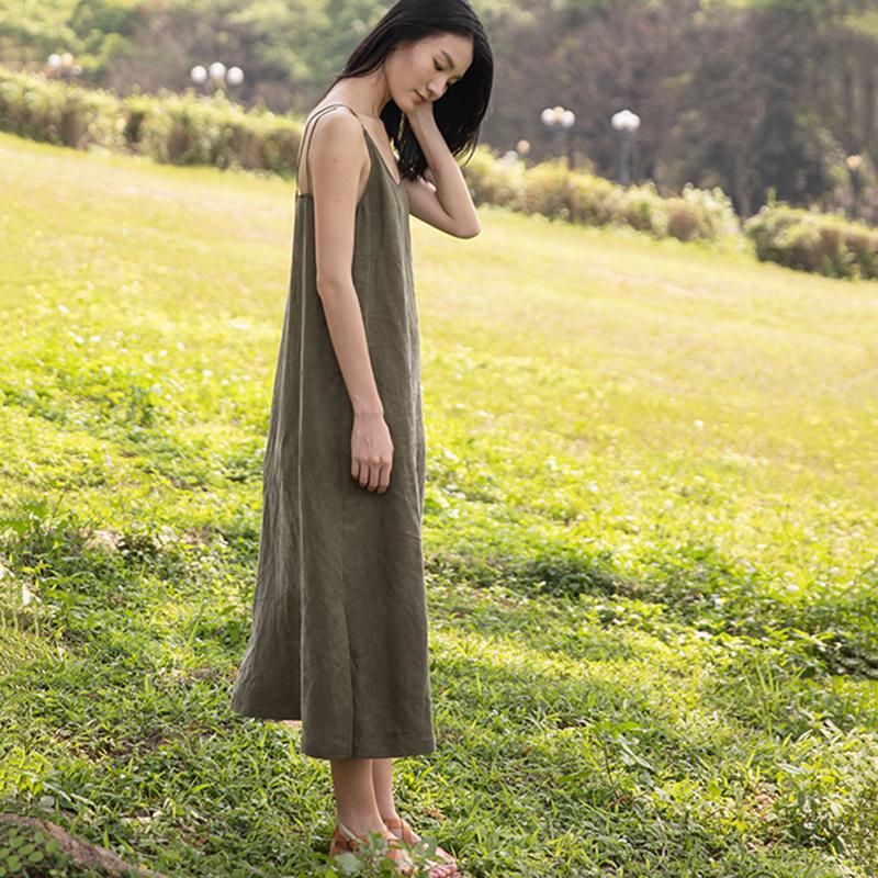 Women Basic Long SummerDress Sleeveless