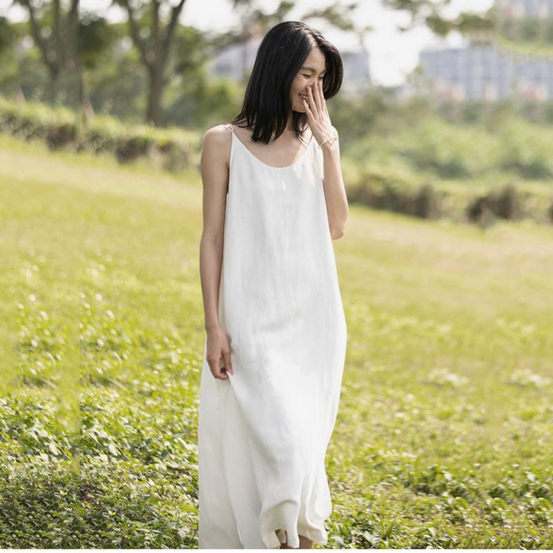 Women Basic Long SummerDress Sleeveless