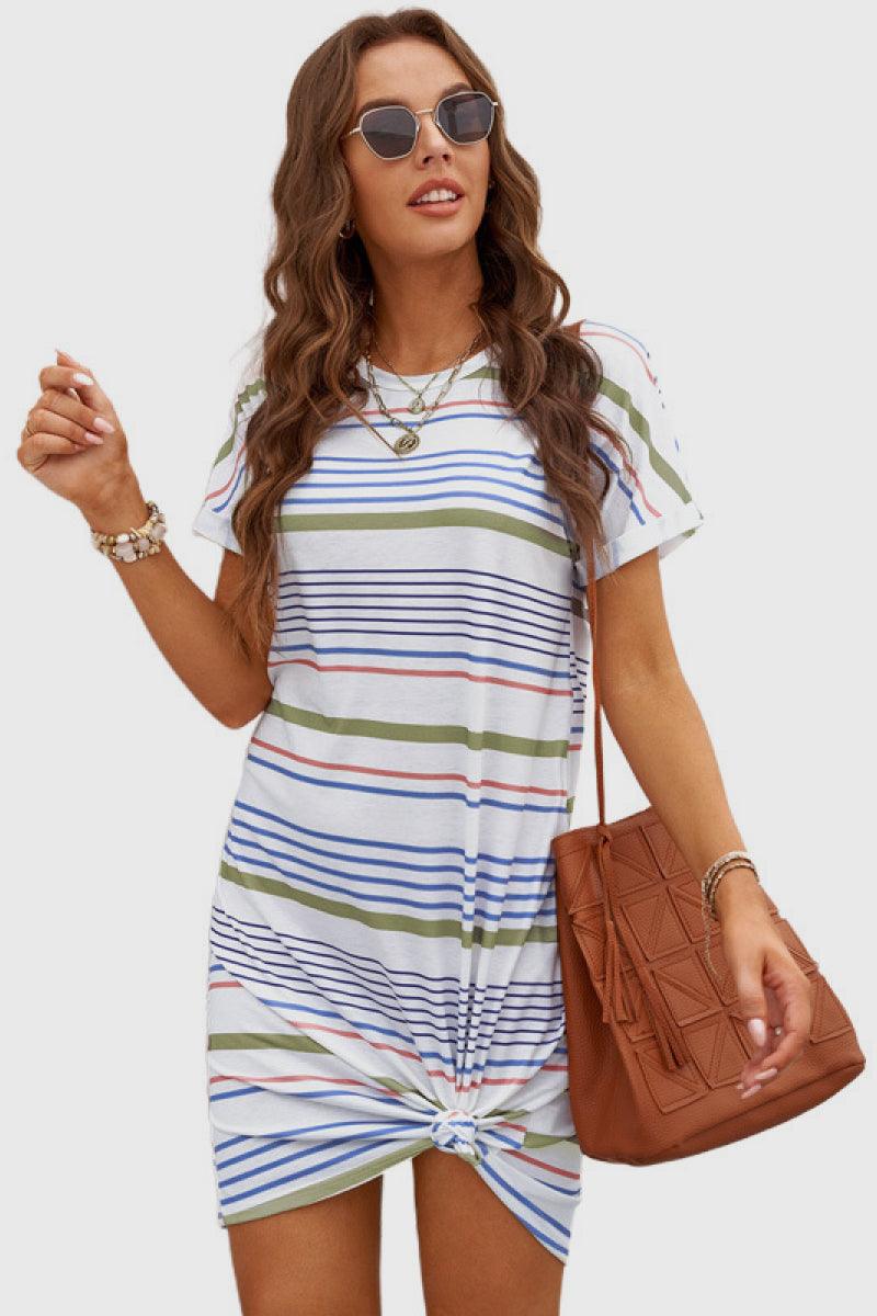 Striped T-Shirt Dress