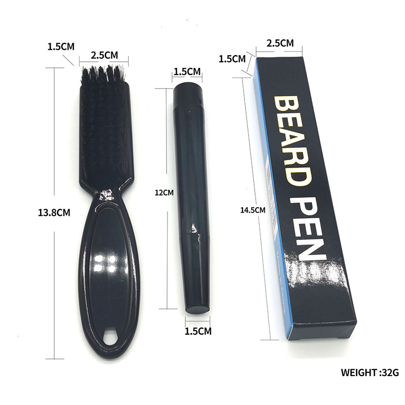 Kit de pluma de relleno de barba resistente al agua