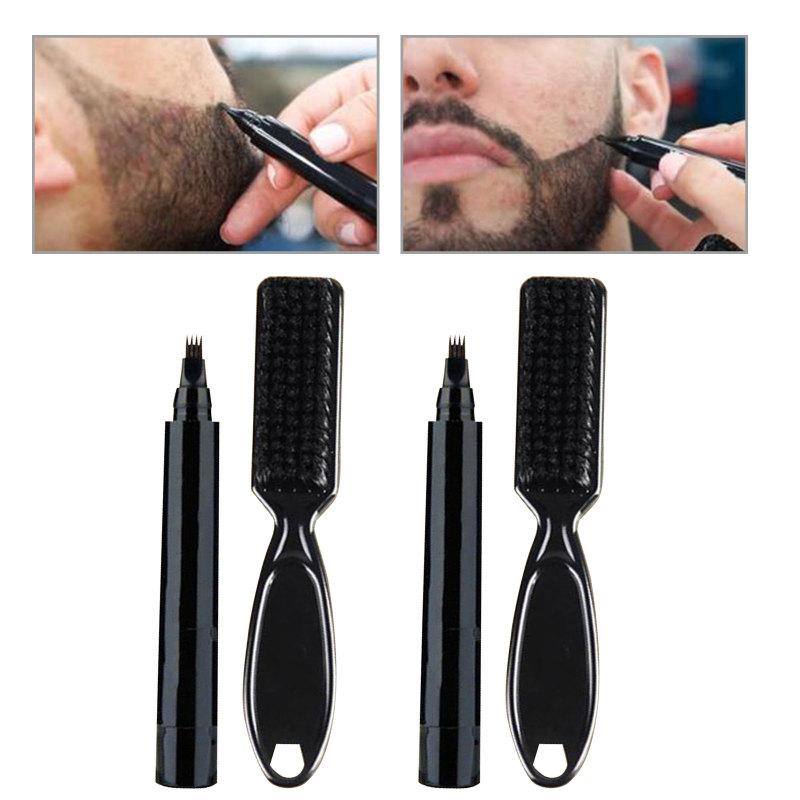 Kit de pluma de relleno de barba resistente al agua