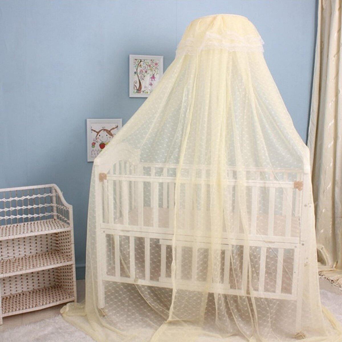 Kids Baby Mosquito Net Canopy Bedcover Cortina Ropa de cama Camping Cuna Netting 