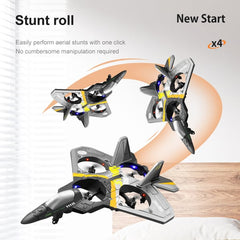 (🌲Early Christmas Sale- SAVE 48% OFF)V17 Jet Fighter Stunt RC Airplane