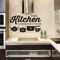 Miico 3D Creative PVC Wall Stickers Home Decor Mural Art Removable Special Kitchen Decor Sticker