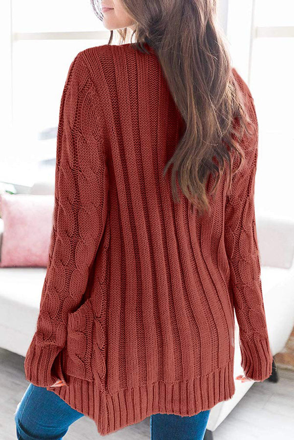 Lilipretty Harvest Horizon Cable Knit Cardigan