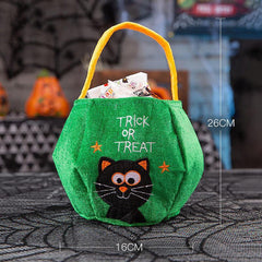 Children Halloween Style Pattern Casual Go Out Candy Sugar Carry Bag Handbag