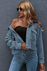 Cropped Corduroy Jacket