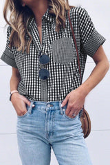 Gingham Button Up Shirt