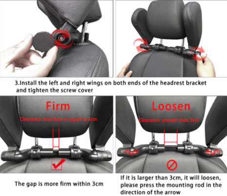 Reposacabezas del asiento de seguridad Comfort King™ 