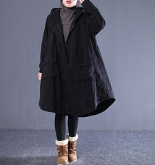 Casual Coat Loose A line Parka Plus Size Coat Jacket