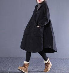 Casual Coat Loose A line Parka Plus Size Coat Jacket