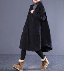 Casual Coat Loose A line Parka Plus Size Coat Jacket