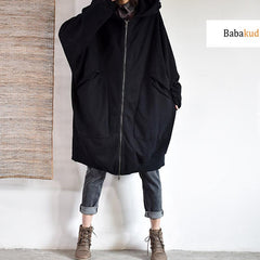 Casual Loose Large Size Hooded Thick Lazy Autumn Jacket