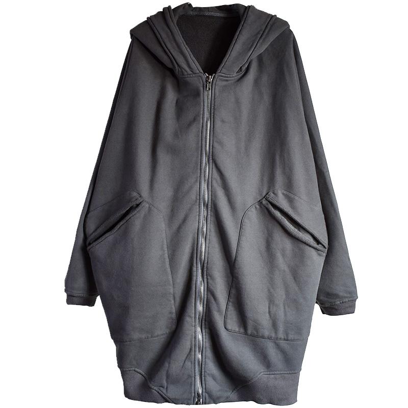 Casual Loose Large Size Hooded Thick Lazy Autumn Jacket