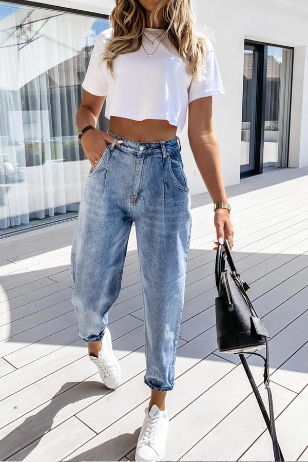 Casual Loose Straight Jeans