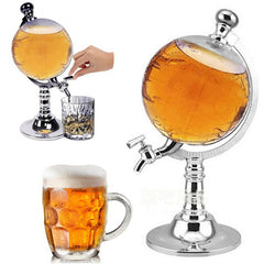 1000cc Globe Shaped Liquor Drink Draft Dispenser Beverage Pump Decanter Tap