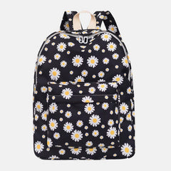 Women Nylon Daisy Casual Campus Backpack School Bag