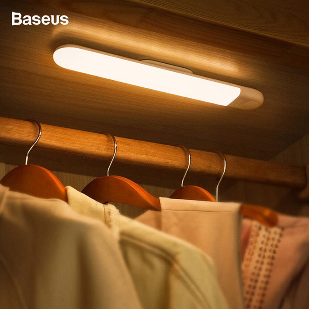 Baseus Human Body Induction Cabinet Light USB wiederaufladbare Nachttischlampe LED-Nachtlicht 