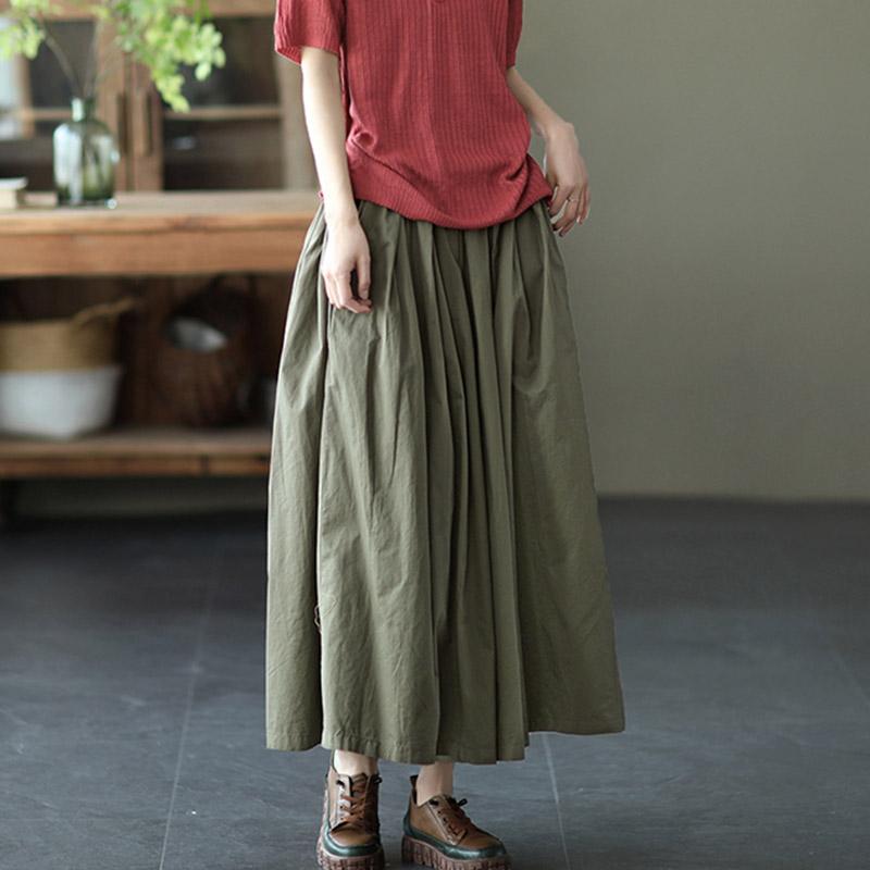 Cotton Casual Women's Wide-leg Pants