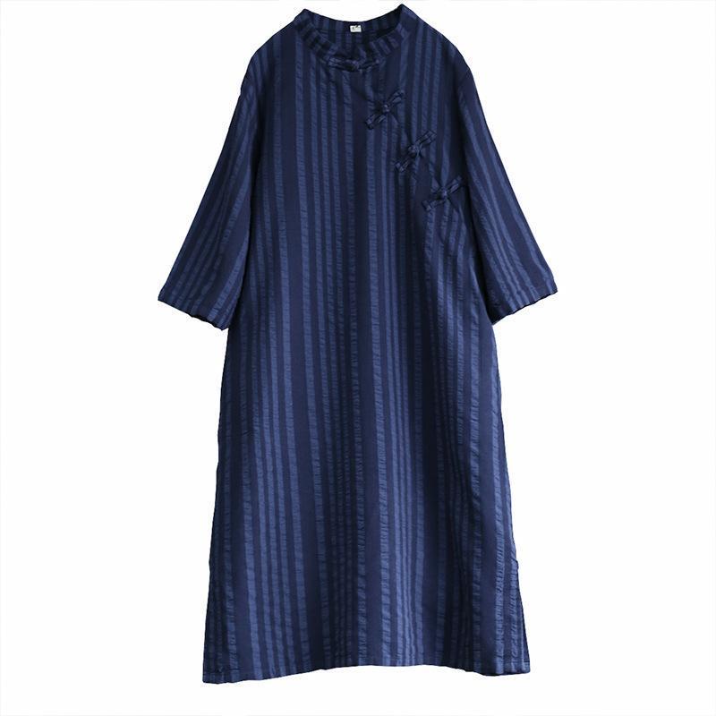 Cotton Linen Summer Retro Chinese Style Dress