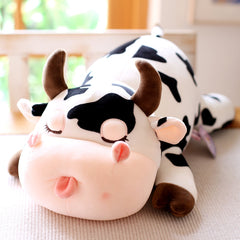 Cute Cow Plush Sleeping Stuffed Animal Toy