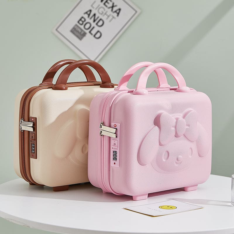 Cute 3D Puppy Small Suitcase