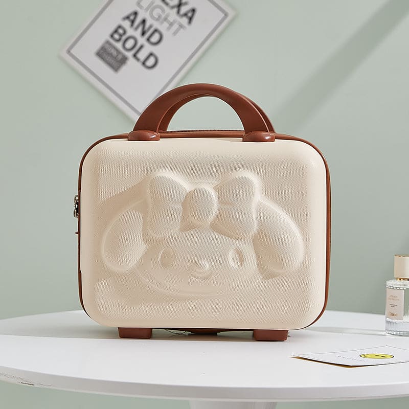 Cute 3D Puppy Small Suitcase