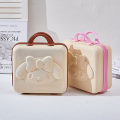 Cute 3D Puppy Small Suitcase