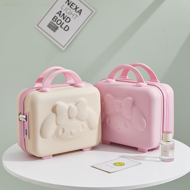 Cute 3D Puppy Small Suitcase