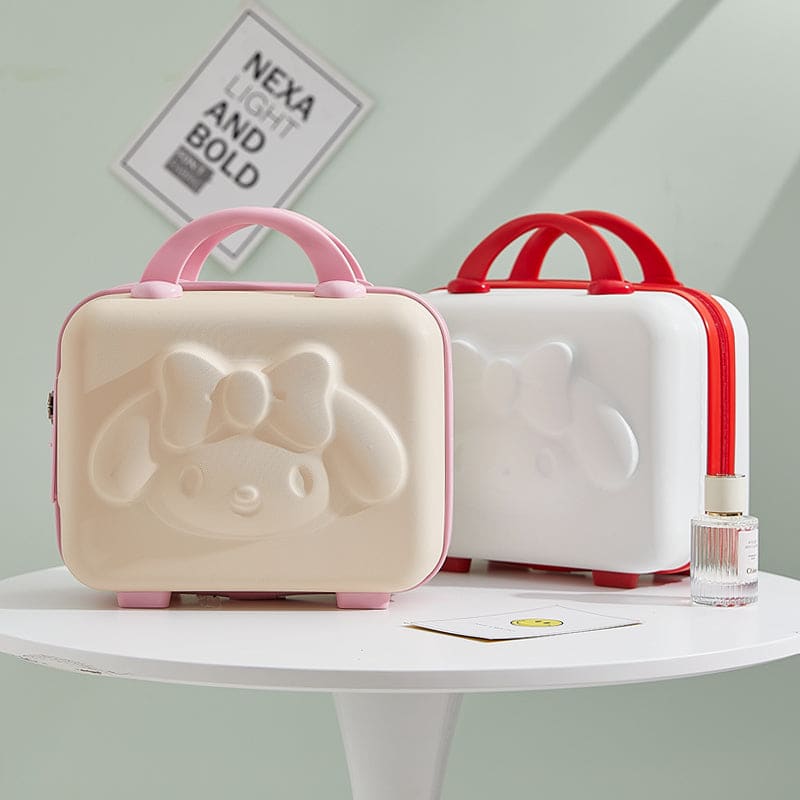 Cute 3D Puppy Small Suitcase