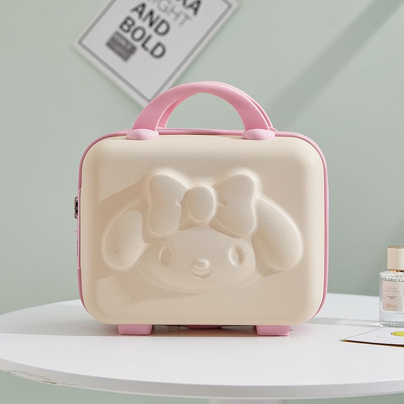 Cute 3D Puppy Small Suitcase