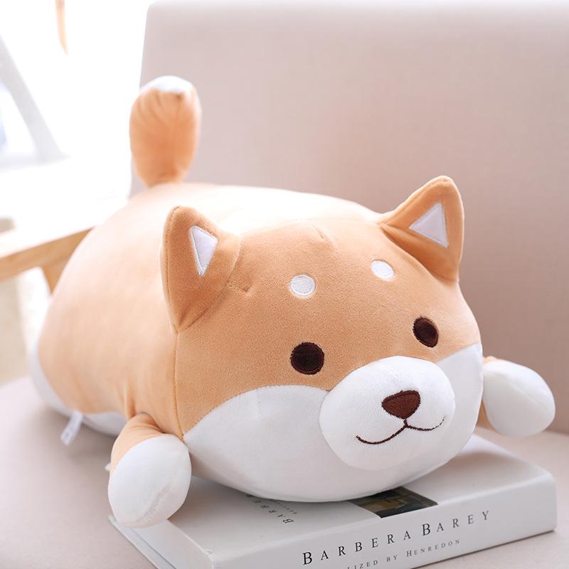 Precioso y lindo perro Shiba Inu, juguetes de peluche suaves rellenos