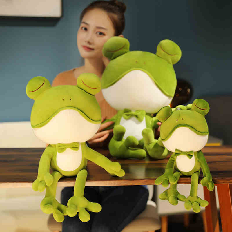 Peluche Grenouille Mignonne Peluche Kermit Plushie